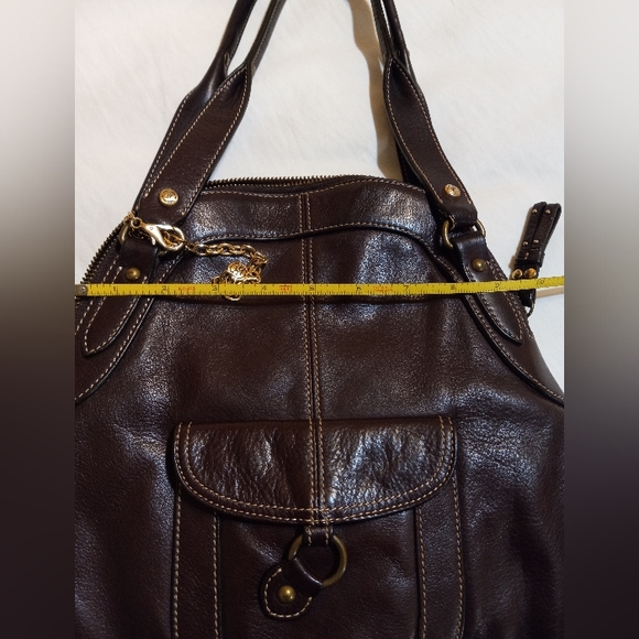 Hard to Find Hayden Harnett Ana Hobo Handbag in Chocolate Brown Leather - Picture 3 of 16